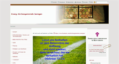 Desktop Screenshot of jesingen-evangelisch.de