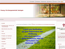 Tablet Screenshot of jesingen-evangelisch.de